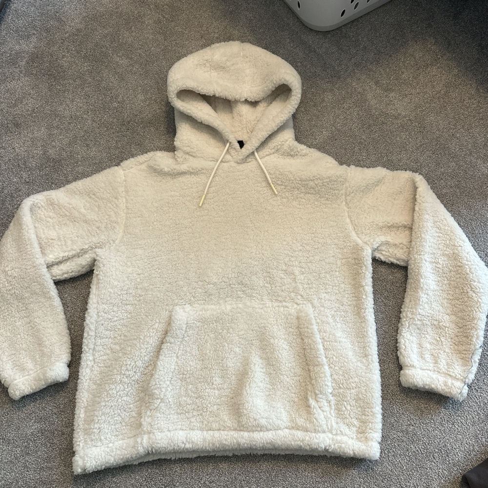 H&M Cream Sherpa Sweater Pullover